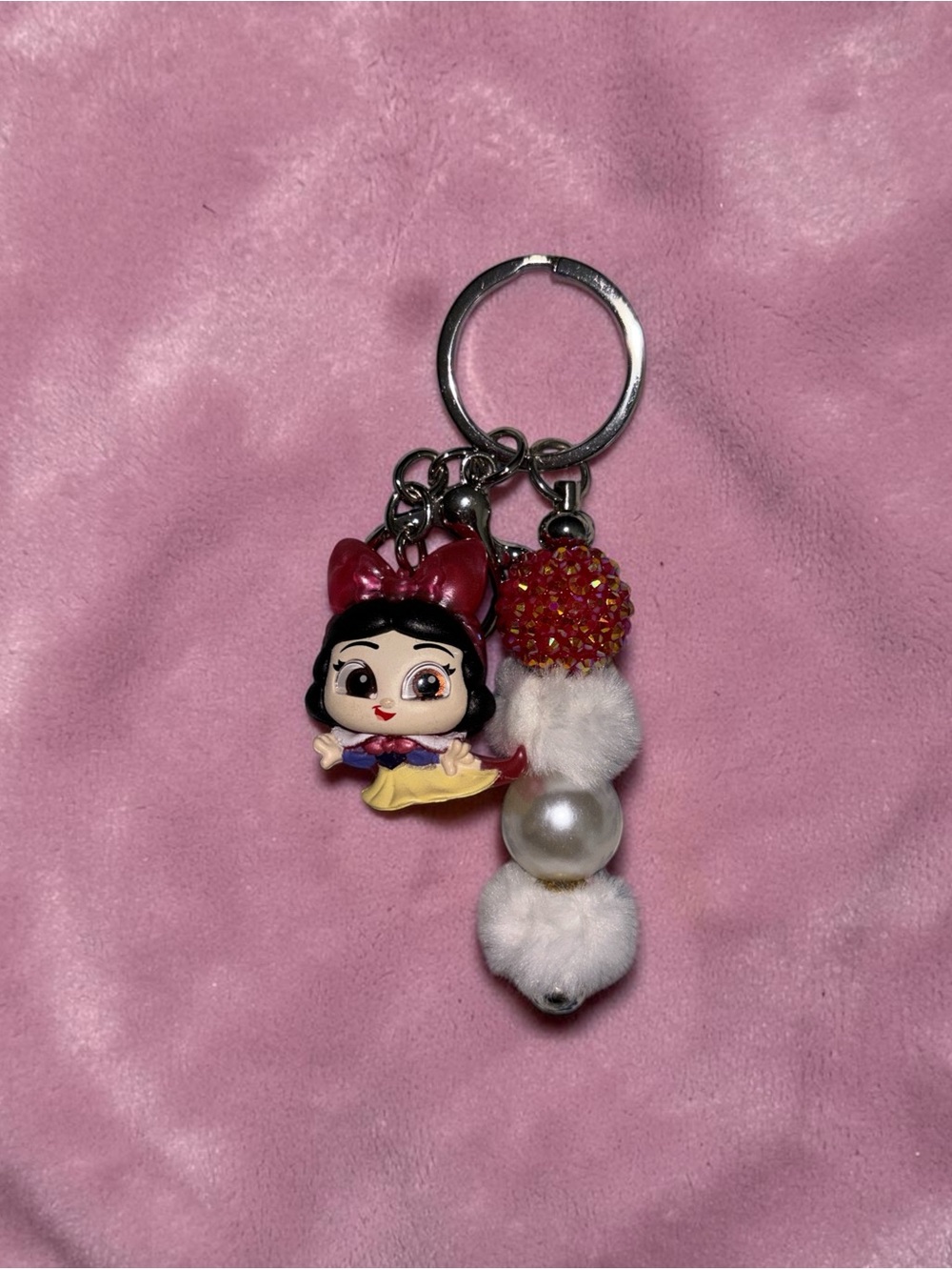 Snow White Inspired Keychain Charm